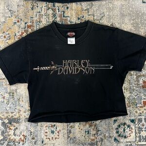 2004 HARLEY DAVIDSON // cropped t-shirt